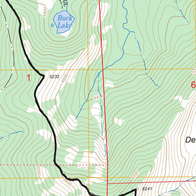 US Forest Service - Topo Devils Punchbowl, CA FSTopo Legacy digital map