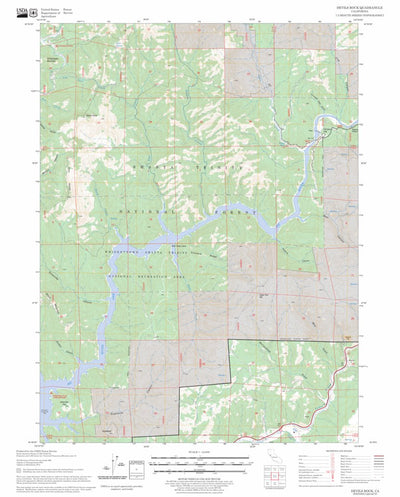 US Forest Service - Topo Devils Rock, CA FSTopo Legacy digital map
