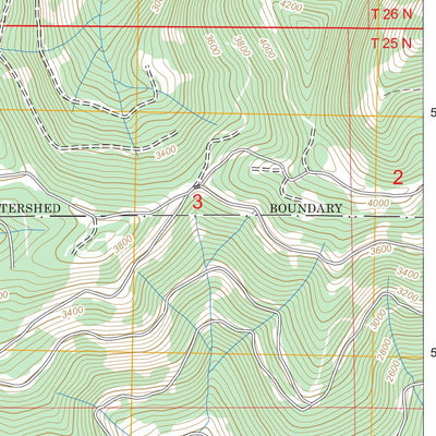 US Forest Service - Topo Devils Slide, WA FSTopo Legacy digital map