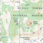 US Forest Service - Topo Devils Tower, WY FSTopo Legacy digital map
