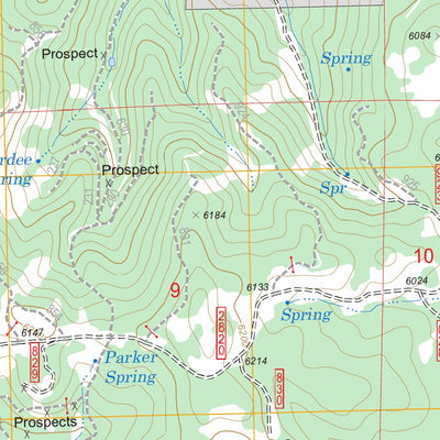 US Forest Service - Topo Devine Ridge North, OR FSTopo Legacy digital map