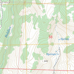 US Forest Service - Topo Devine Ridge South, OR FSTopo Legacy digital map
