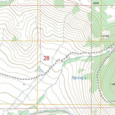 US Forest Service - Topo Dewey Gulch, CA FSTopo Legacy digital map