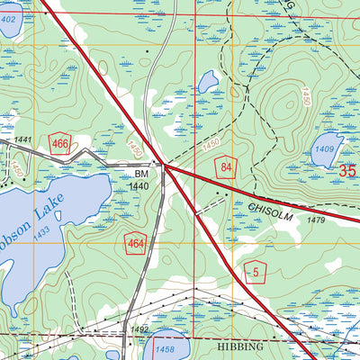 US Forest Service - Topo Dewey Lake, MN FSTopo Legacy digital map