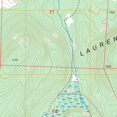 US Forest Service - Topo Dewey Lake SE, MN FSTopo Legacy digital map