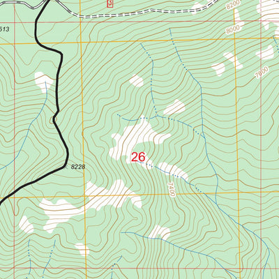 US Forest Service - Topo Dewey, MT FSTopo Legacy digital map