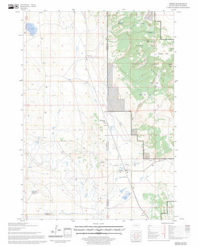 US Forest Service - Topo Dewey, SD - WY FSTopo Legacy digital map