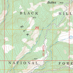 US Forest Service - Topo Dewey, SD - WY FSTopo Legacy digital map