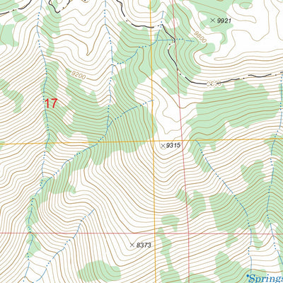 US Forest Service - Topo Dexter Canyon, CA FSTopo Legacy digital map