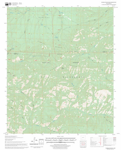 US Forest Service - Topo Diablo Range, NM FSTopo Legacy digital map
