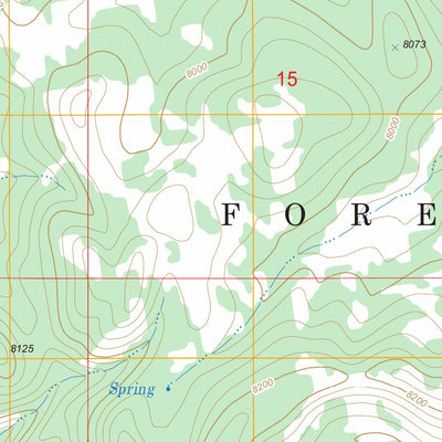 US Forest Service - Topo Diamond Flat, ID - WY FSTopo Legacy digital map