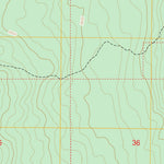 US Forest Service - Topo Diamond Lake, OR FSTopo Legacy digital map
