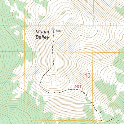 US Forest Service - Topo Diamond Lake, OR FSTopo Legacy digital map