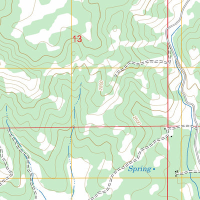 US Forest Service - Topo Diamond Lake, WA FSTopo Legacy digital map