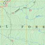 US Forest Service - Topo Diamond Peak, OR FSTopo Legacy digital map