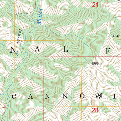 US Forest Service - Topo Diamond Peak, WA FSTopo Legacy digital map
