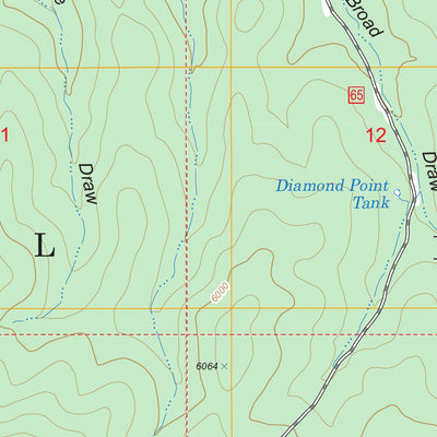 US Forest Service - Topo Diamond Point, AZ FSTopo Legacy digital map