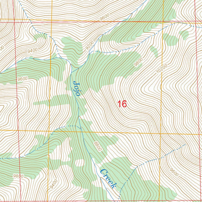 US Forest Service - Topo Dick Creek Lakes, WY FSTopo Legacy digital map