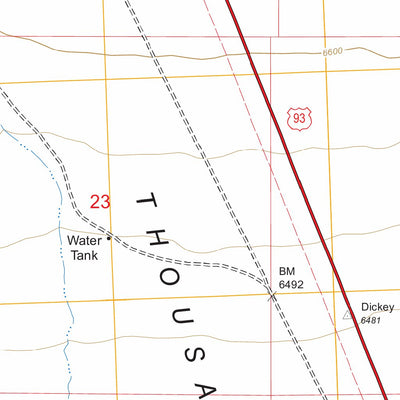 US Forest Service - Topo Dickey Peak, ID FSTopo Legacy digital map