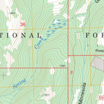 US Forest Service - Topo Dickie Peak, MT FSTopo Legacy digital map