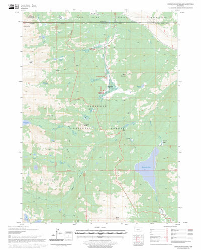 US Forest Service - Topo Dickinson Park, WY FSTopo Legacy digital map