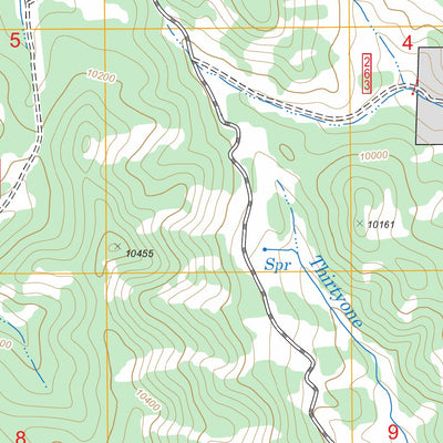 US Forest Service - Topo Dicks Peak, CO FSTopo Legacy digital map