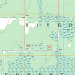 US Forest Service - Topo Diffin, MI FSTopo Legacy digital map