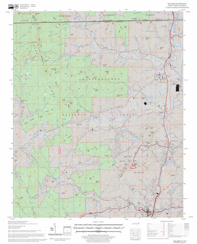 US Forest Service - Topo Dillard, NC - GA FSTopo Legacy digital map
