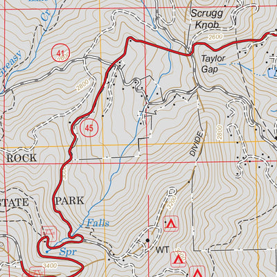 US Forest Service - Topo Dillard, NC - GA FSTopo Legacy digital map