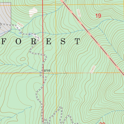 US Forest Service - Topo Dillon, CO FSTopo Legacy digital map