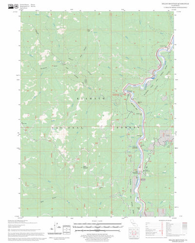 US Forest Service - Topo Dillon Mountain, CA FSTopo Legacy digital map