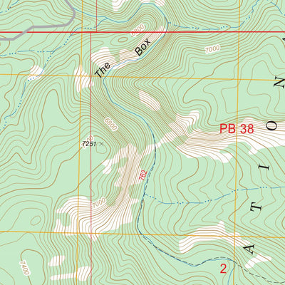 US Forest Service - Topo Dillon Mountain, NM FSTopo Legacy digital map