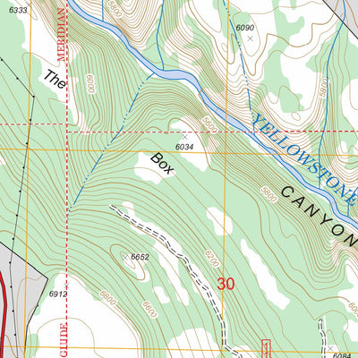 US Forest Service - Topo Dillworth Bench, WY FSTopo Legacy digital map