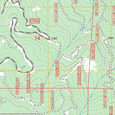 US Forest Service - Topo Dinsmore, CA FSTopo Legacy digital map