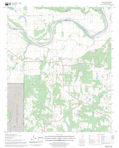 US Forest Service - Topo Direct, TX - OK FSTopo Legacy digital map