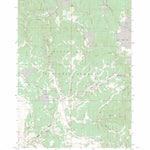 US Forest Service - Topo Ditch Creek, SD FSTopo Legacy digital map