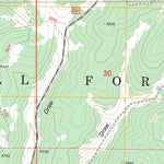 US Forest Service - Topo Ditch Creek, SD FSTopo Legacy digital map