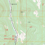 US Forest Service - Topo Ditch Creek, SD FSTopo Legacy digital map