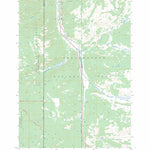 US Forest Service - Topo Divide Lake, WY - MT FSTopo Legacy digital map