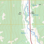 US Forest Service - Topo Divide Lake, WY - MT FSTopo Legacy digital map