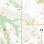 US Forest Service - Topo Dix Creek, AZ FSTopo Legacy digital map