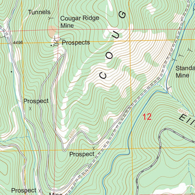 US Forest Service - Topo Dixie Meadows, OR FSTopo Legacy digital map