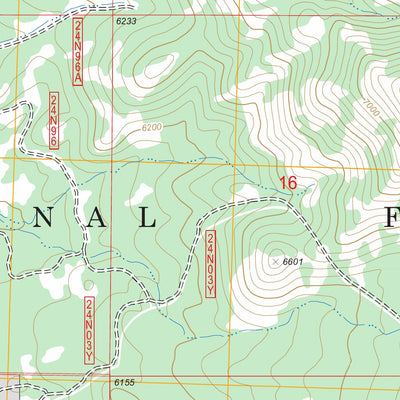 US Forest Service - Topo Dixie Mountain, CA FSTopo Legacy digital map