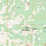US Forest Service - Topo Dixie Mountain, CA FSTopo Legacy digital map