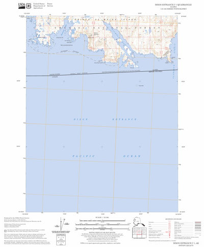 US Forest Service - Topo Dixon Entrance C-1, AK FSTopo Legacy digital map