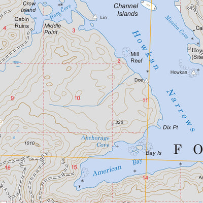 US Forest Service - Topo Dixon Entrance D-3, AK FSTopo Legacy digital map