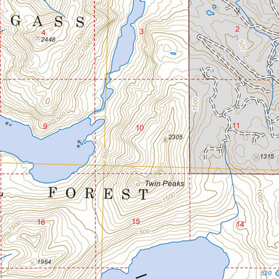 US Forest Service - Topo Dixon Entrance D-4, AK FSTopo Legacy digital map