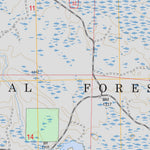 US Forest Service - Topo Dixon Lake, MN FSTopo Legacy digital map