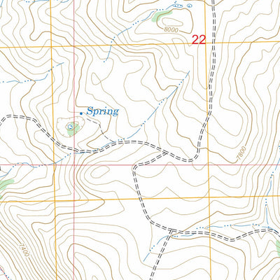 US Forest Service - Topo Dixon Mountain, MT FSTopo Legacy digital map