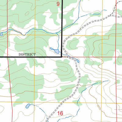 US Forest Service - Topo Dodge Butte, WY FSTopo Legacy digital map